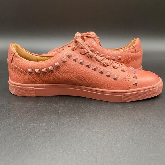 Frye Ivy Deco Stud Leather Sneakers Women's Size 9 - Picture 8 of 11